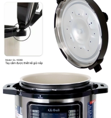 Nồi áp suất GALI GL-1606B 6 lít đa năng dung tích lớn dùng gia đình 4-6 người