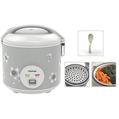 Nồi cơm điện nắp gài Toshiba RC-18JFM(H)VN dung tích 1.8L, Hàng chính hãng, lòng nồi dày chống dính