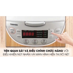 Nồi cơm điện tử Toshiba RC-18DH2PV(W) 1.8L lít hàng chính hãng