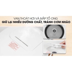 Nồi cơm điện tử Toshiba RC-18DH2PV(W) 1.8L lít hàng chính hãng