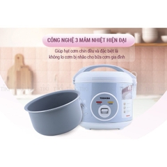 Nồi cơm điện nắp gài Toshiba RC-18JFM(H)VN dung tích 1.8L, Hàng chính hãng, lòng nồi dày chống dính