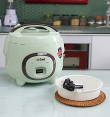 Nồi cơm điện GL-1708 Điện áp 220V/50Hz  Công suất : 300w  Dung tích: 0.8 lít sản phẩm chính hãng chất lượng hàng hóa nhập khẩu (Tem hợp quy CR và Năng lượng)