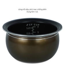 Nồi Cơm Điện GALI GL-1712B điện áp 220V , công suất 500W ,dung tích nồi: 1.2L sản phẩm chính hãng Chất lượng hàng hóa nhập khẩu (Tem hợp quy CR và Năng lượng)