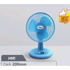 QUẠT BÀN  Mini HALI HM1 CÁNH 20CM  28W Hàng Chính Hãng- BH 1 năm