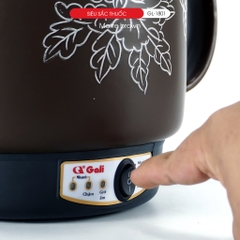 Siêu sắc thuốc Gali  GL-1801 Matte Brown Điện áp: 220V/50Hz Công suất:  450W Dung tích: 3.3L