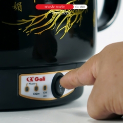 Siêu sắc thuốc GL-1801 Shiny Black 3.3 lít  Điện áp 220V/50Hz công suất 450W dung tích 3.3L