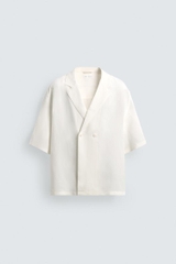 SMC2614 - Z.RA VISCOSE-LINEN KIMONO SHIRT