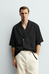 SMC2613 - Z.RA VISCOSE-LINEN KIMONO SHIRT