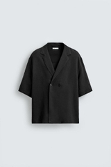SMC2613 - Z.RA VISCOSE-LINEN KIMONO SHIRT