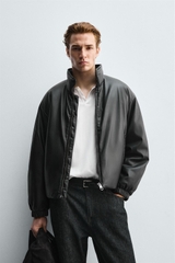 AK2663 - Z.RA FAUX LEATHER QUILTED JACKET