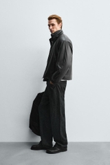 AK2663 - Z.RA FAUX LEATHER QUILTED JACKET