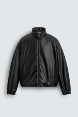 AK2663 - Z.RA FAUX LEATHER QUILTED JACKET