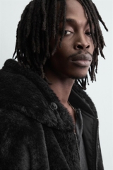 AK2641 - Z.RA REVERSIBLE FAUX FUR BOMBER JACKET