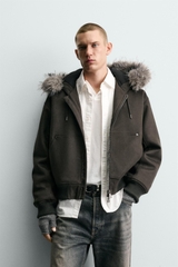 AK2684 - Z.RA FAUX SUEDE QUILTED JACKET