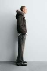 AK2684 - Z.RA FAUX SUEDE QUILTED JACKET