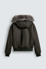 AK2684 - Z.RA FAUX SUEDE QUILTED JACKET