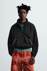 AK2626 - Z.RA EMBROIDERED BOMBER JACKET © OTIS KWAME KYE QUAICOE