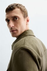 AK2615 - Z.RA FAUX SUEDE OVERSHIRT
