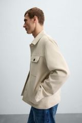AK2613 - Z.RA FAUX SUEDE OVERSHIRT