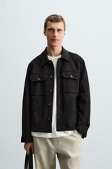 AK2614 - Z.RA FAUX SUEDE OVERSHIRT