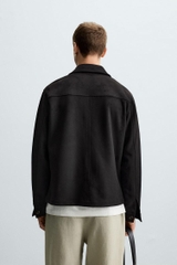 AK2614 - Z.RA FAUX SUEDE OVERSHIRT