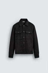AK2614 - Z.RA FAUX SUEDE OVERSHIRT