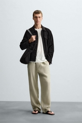 AK2614 - Z.RA FAUX SUEDE OVERSHIRT