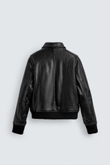 AK2669 - Z.RA FAUX LEATHER PUFFER JACKET