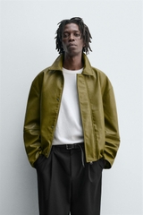 AK2619 - Z.RA FAUX LEATHER JACKET