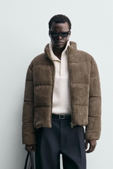 AK2673 - Z.RA CORDUROY PUFFER JACKET