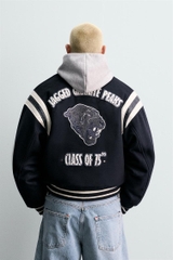 AK2672 - Z.RA x CHAMPION PADDED BOMBER JACKET