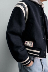 AK2672 - Z.RA x CHAMPION PADDED BOMBER JACKET