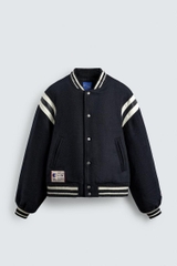 AK2672 - Z.RA x CHAMPION PADDED BOMBER JACKET