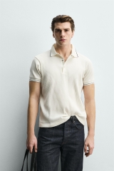 AP2606 - Z.RA RIBBED REGULAR-FIT POLO