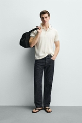 AP2606 - Z.RA RIBBED REGULAR-FIT POLO