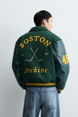 AK2652 - Z.RA COMBINATION BOMBER JACKET