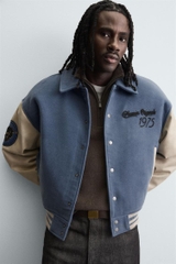 AK2683 - Z.RA PATCHED QUILTED BOMBER JACKET