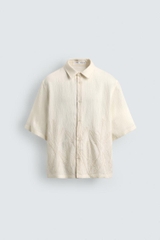 SMC2610 - Z.RA FLORAL EMBROIDERED SHIRT