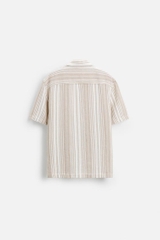 SMC2517 - Z.RA TEXTURED STRIPED SHIRT
