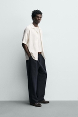 SMC2612 - Z.RA FLUID TEXTURED SHIRT