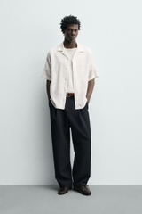SMC2612 - Z.RA FLUID TEXTURED SHIRT