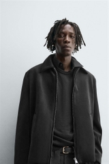 AK2630 - Z.RA REGULAR FIT VELVET JACKET