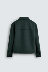 AK2657 - Z.RA WOOL BLEND ZIPPERED JACKET