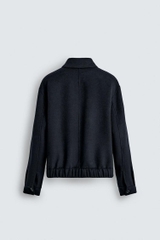 AK2655 - Z.RA CROPPED FIT WOOL BLEND OVERSHIRT