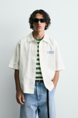 SMC2607 - Z.RA WASHED PRINTED SHIRT