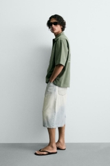 SMC2608 - Z.RA WASHED PRINTED SHIRT