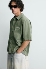 SMC2608 - Z.RA WASHED PRINTED SHIRT