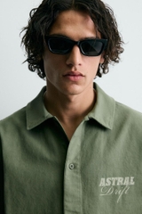SMC2608 - Z.RA WASHED PRINTED SHIRT