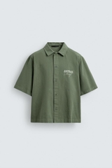 SMC2608 - Z.RA WASHED PRINTED SHIRT
