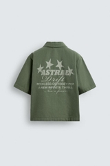 SMC2608 - Z.RA WASHED PRINTED SHIRT
